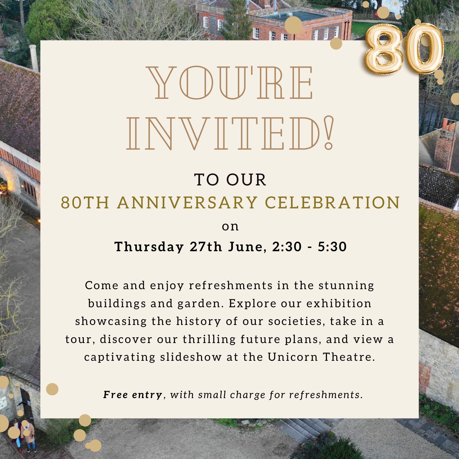 80th Anniversary Celebration Graphic